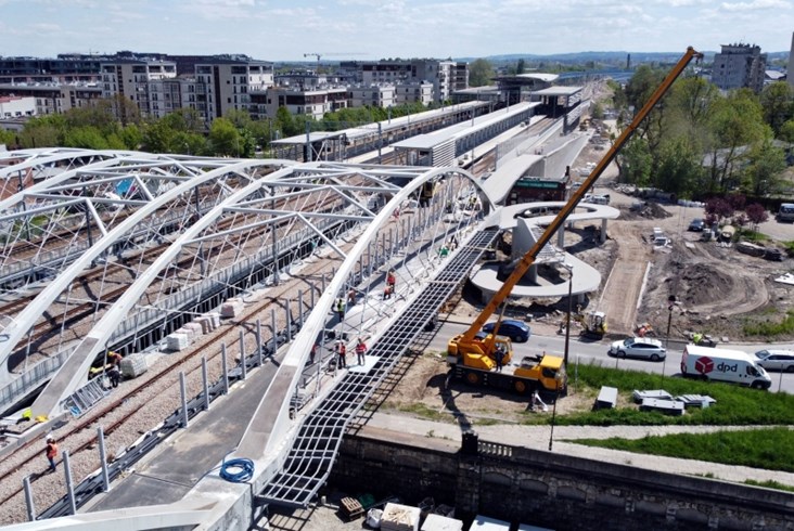 Wyścig z czasem na budowie nowych mostów w Krakowie [zdjęcia]
