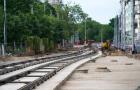 Wrocław. Pierwsze nowe szyny na Pomorskiej