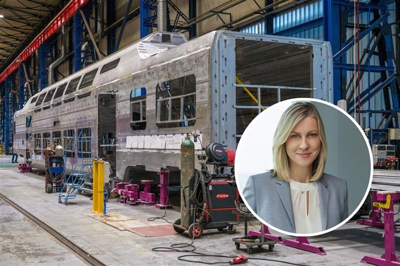 Alstom: Piętrowe Coradie dla PKP Intercity będą 6-członowe