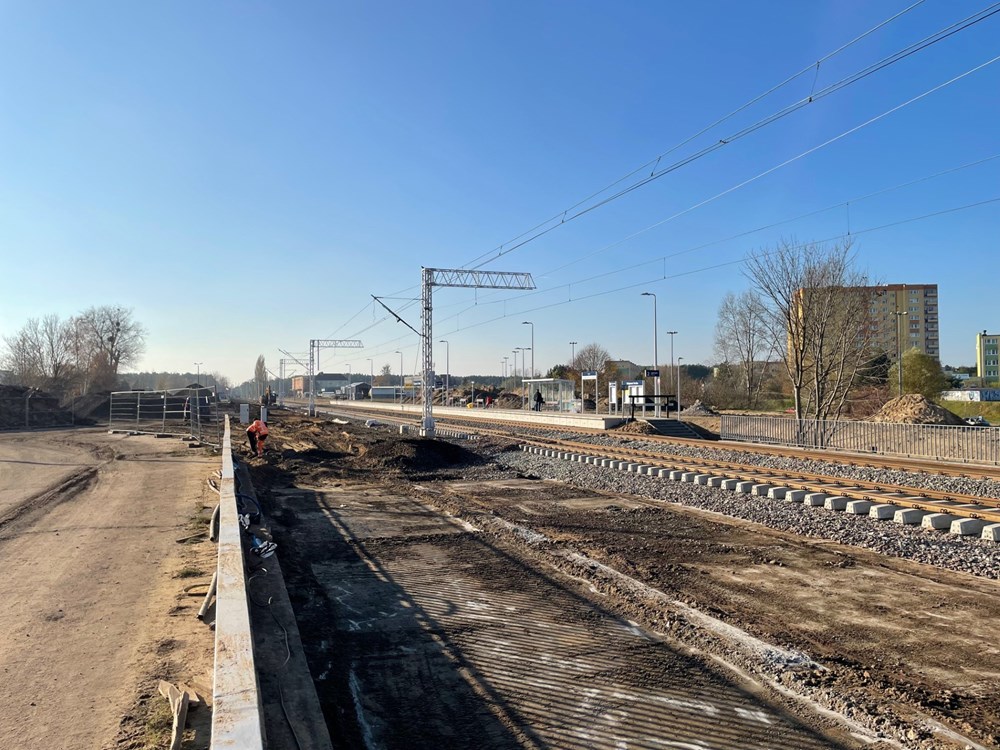 Postępuje odbudowa stacji kolejowej Bydgoszcz Fordon [zdjęcia]