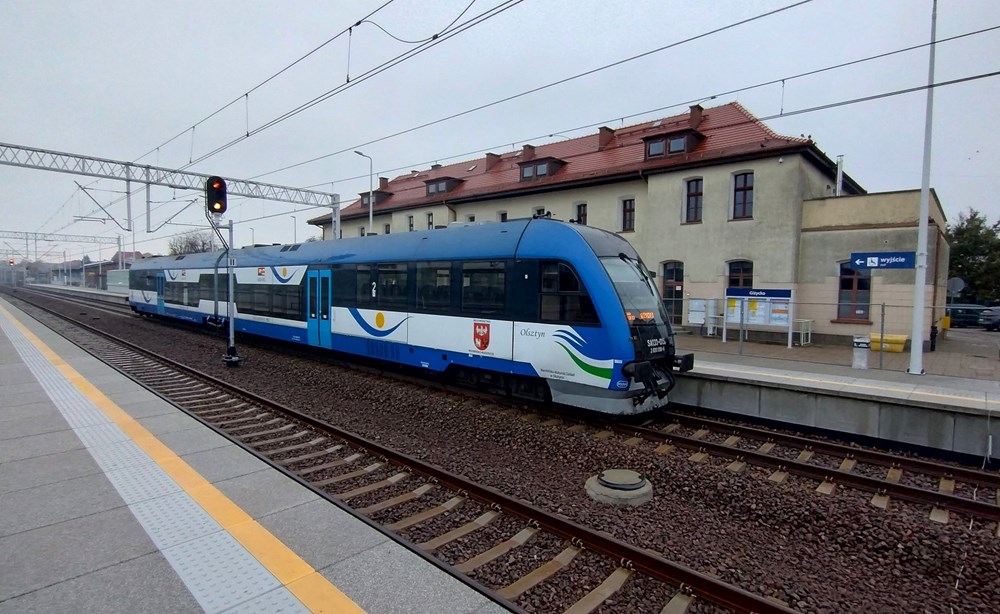 Tylko pięć par pociągów Regio z Korsz do Giżycka i Ełku