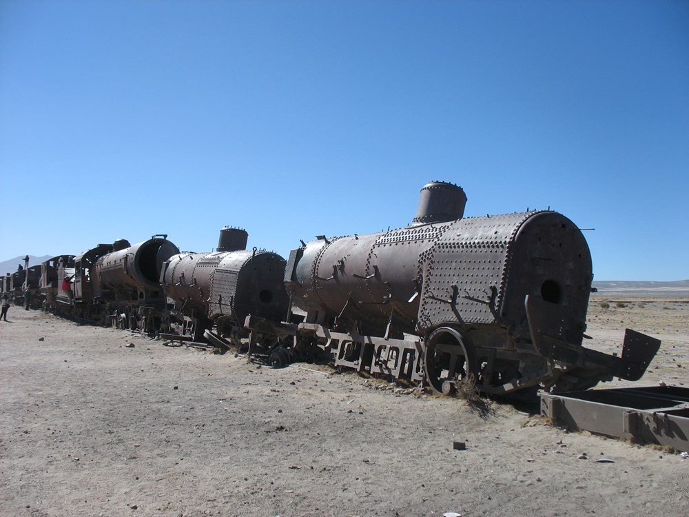 Cmentarzysko parowozów na pustyni