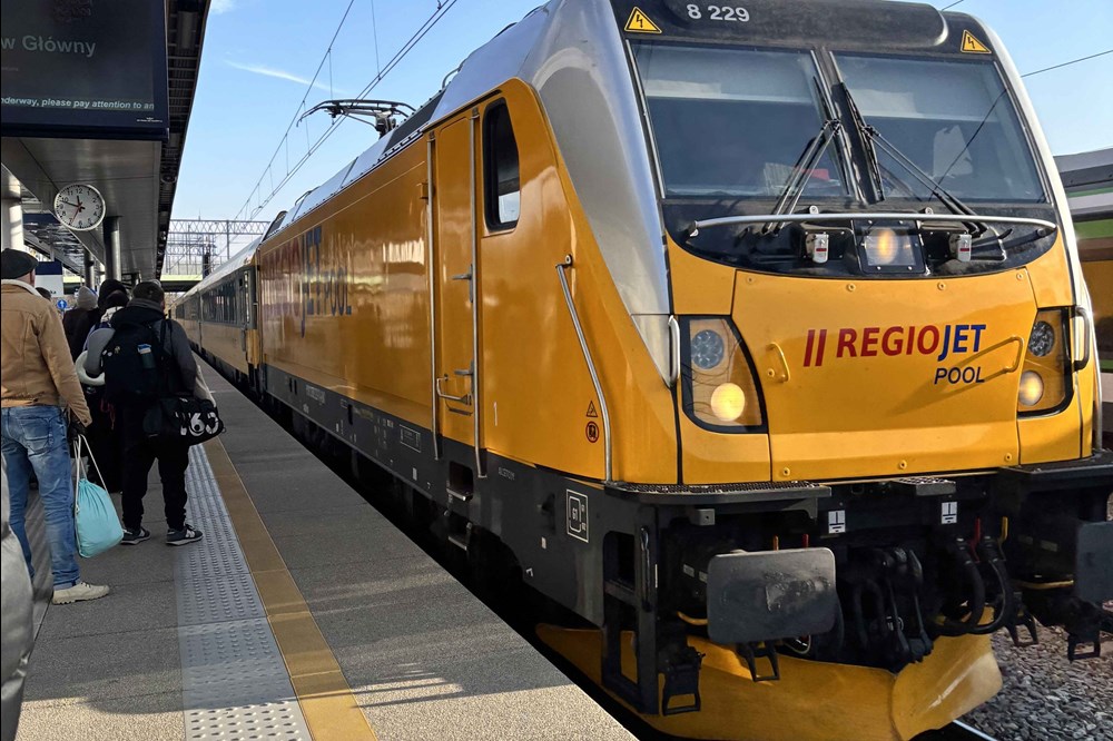 RegioJet. Od marca 6 par z Warszawy do Poznania