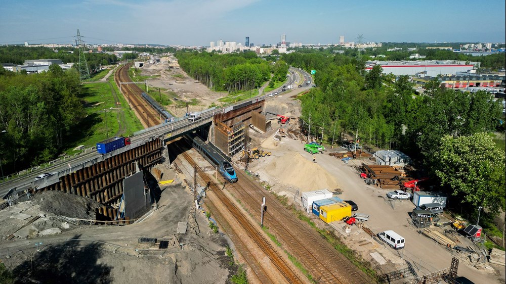 Przebudowa węzła Katowice nie zakończy się w przyszłym roku