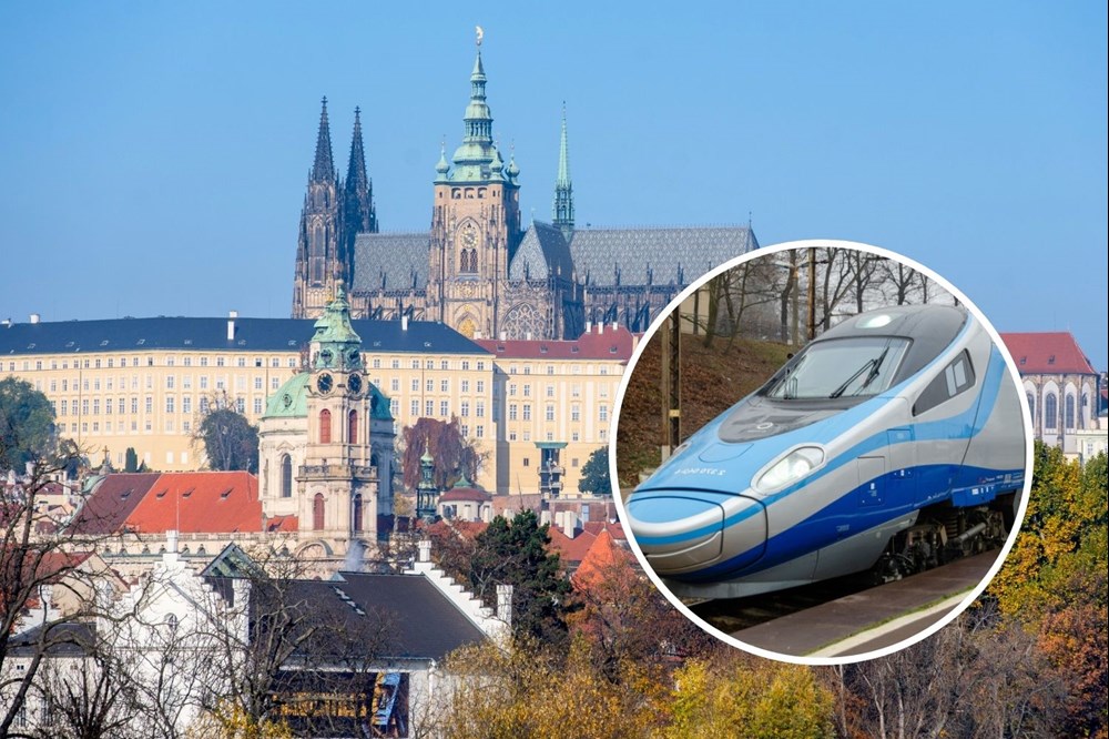 Pendolino PKP Intercity w Czechach przed wakacjami