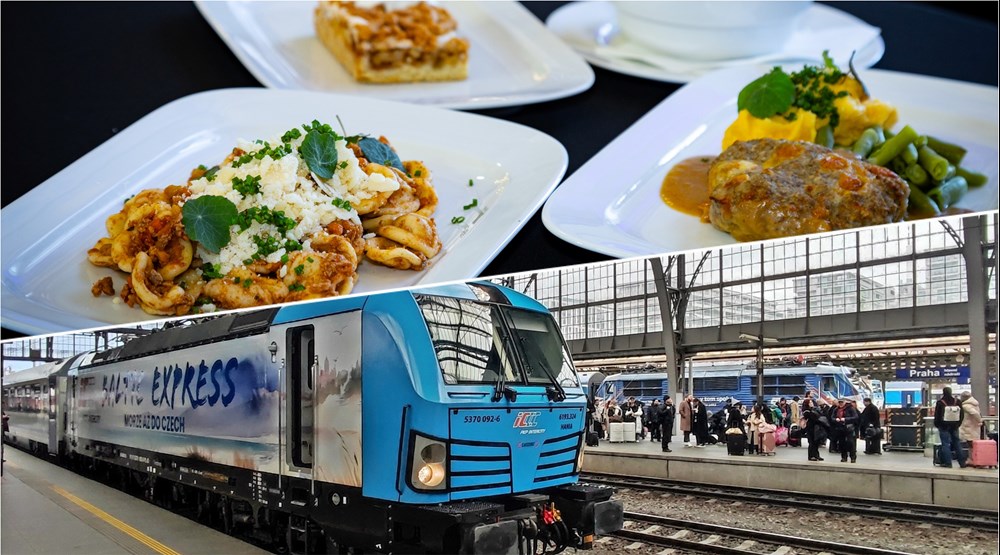 České dráhy z nowym menu. Sznycel i szarlotka m.in. w Baltic Expressie