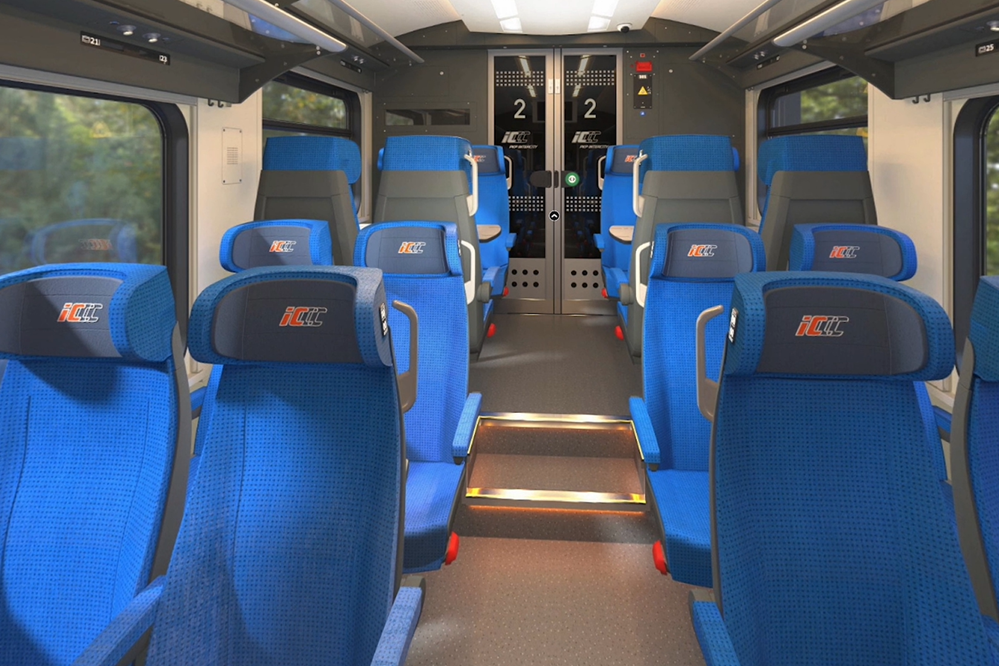 Hybryda Newagu dla PKP IC: Takie będzie wnętrze! [wideo]