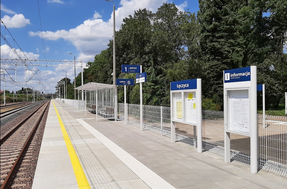 Szybsze pociągi i wygodniejsze perony na trasie Łódź – Kutno