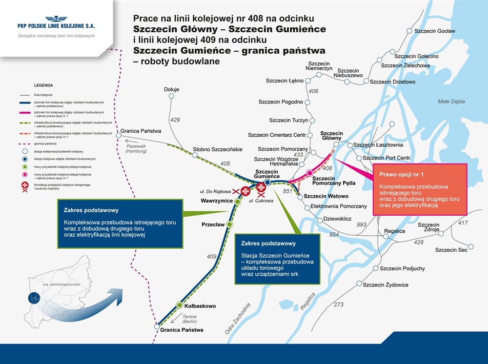Ze Szczecina do Berlina w 90 min. Jest przetarg na roboty budowlane