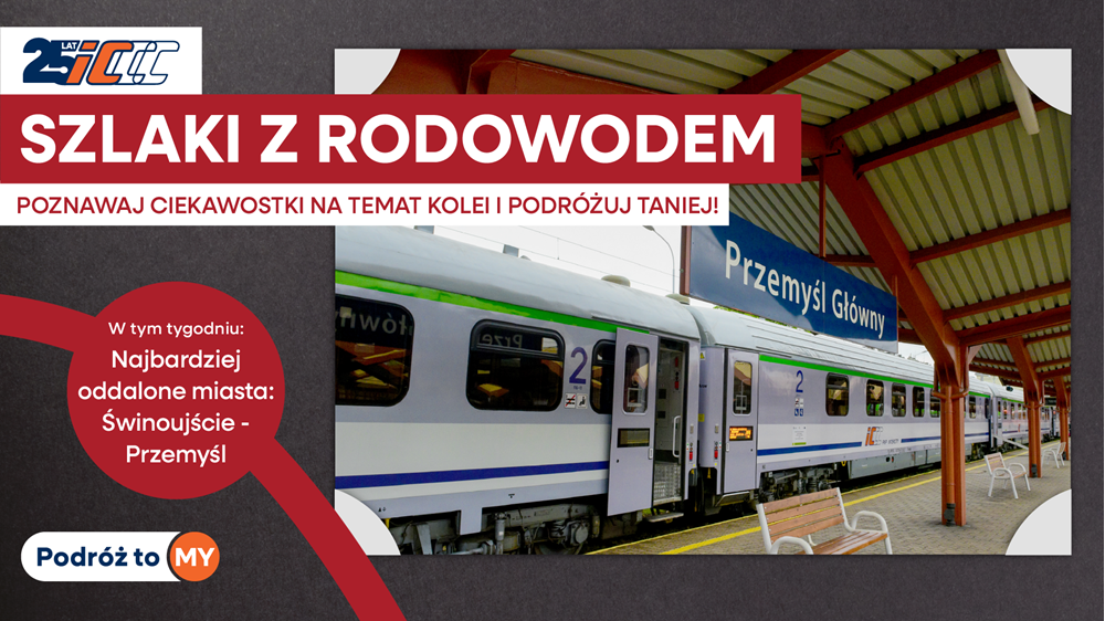 Szlaki z Rodowodem. Promocja na pociągi między Przemyślem i Świnoujściem