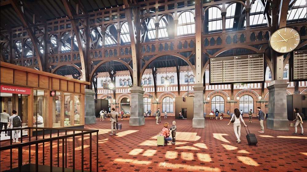 Dania: Kolejarze modernizują 115-letnią stację kolejową w Kopenhadze