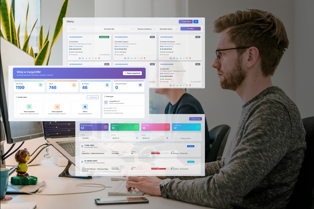 CargoCRM: System nowej generacji dla przewoźników i spedytorów, integrujący sprzedaż z planowaniem taboru