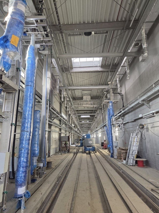 Montaż myjni kolejowej SULTOF w Przemyślu-Bakończycach