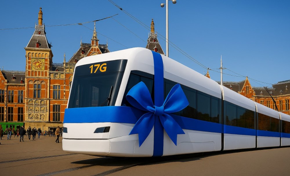 Amsterdam na tramwajowych zakupach