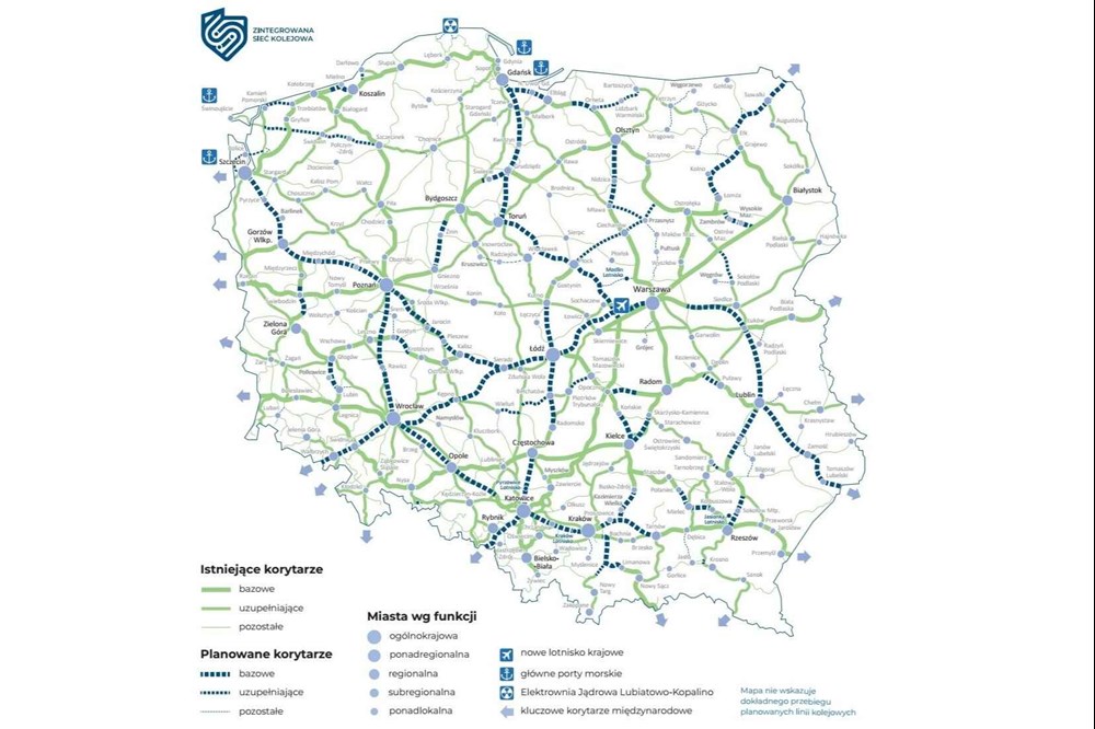 CPK prezentuje ZSK. 4700 km nowych linii kolejowych