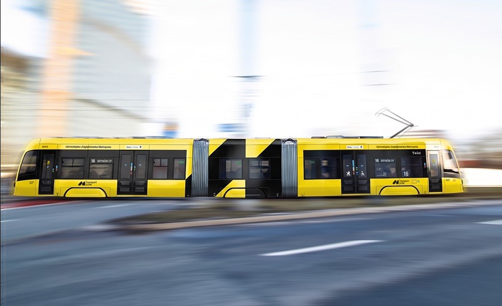 Tramwaje Śląskie zmienią barwy. Już nie czerwień a żółć Transportu GZM