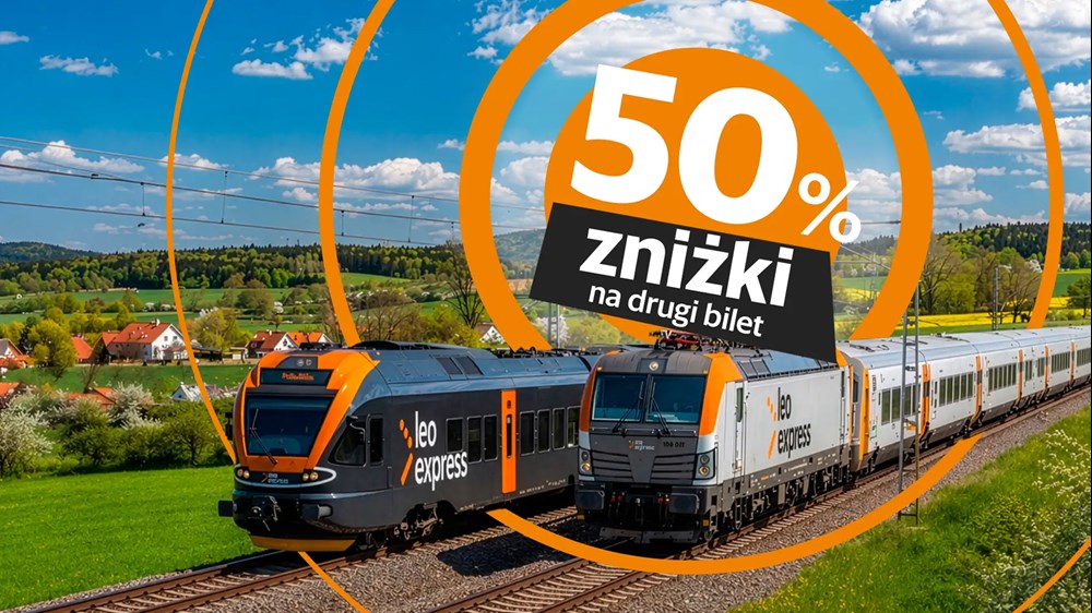 Drugi bilet za pół ceny. Leo Express zaczyna promocję 1+50%