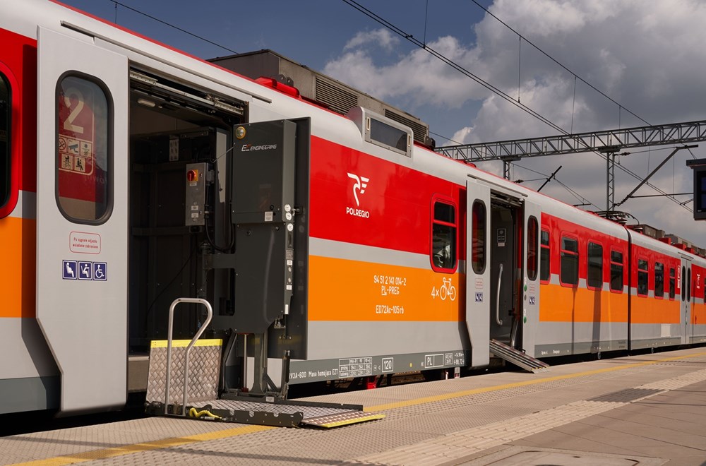 POLREGIO: 91% floty dostępne dla osób o ograniczonej mobilności 