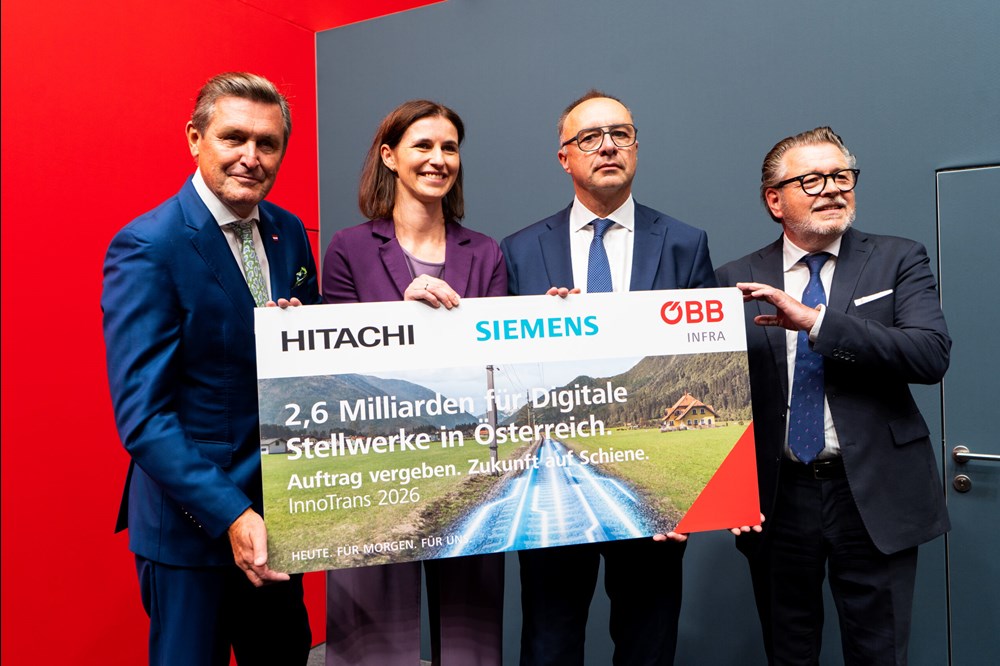 Hitachi Rail z kontraktem na cyfryzację austriackiej kolei. Umowa z ÖBB warta 1,3 mld euro