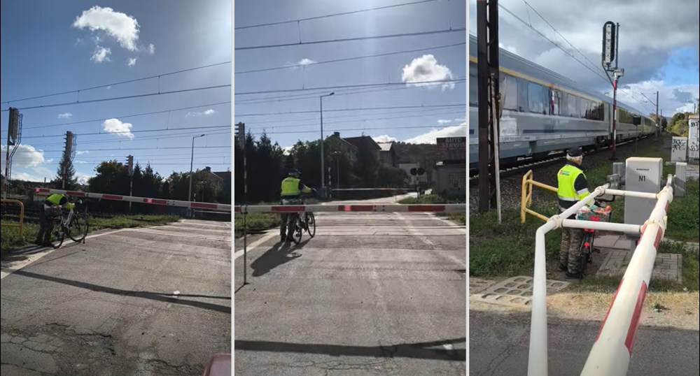 Gdynia. Rowerzysta za rogatkami, do akcji wkroczył kierowca. „Popieram za odwagę” [wideo]