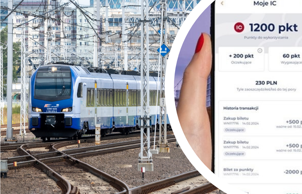 PKP Intercity: 90 tys. biletów za punkty