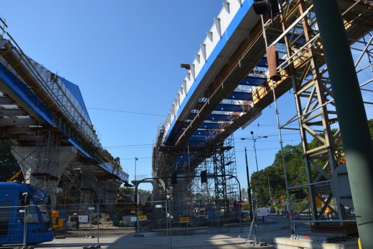 Krakowska łącznica kolejowa Zabłocie – Krzemionki na półmetku
