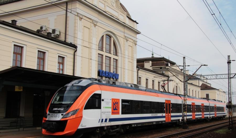 Małopolskie: Od grudnia 13,5 mln zł więcej na kolej, 31 nowych pociągów