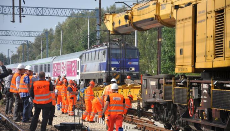 Przed modernizacją torów do linii łódzkiej nie trzeba było dopłacać