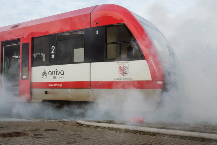 Służby ratunkowe przeprowadziły ćwiczenia wspólnie z Arrivą RP Służby ratunkowe przeprowadziły ćwiczenia wspólnie z Arrivą RP