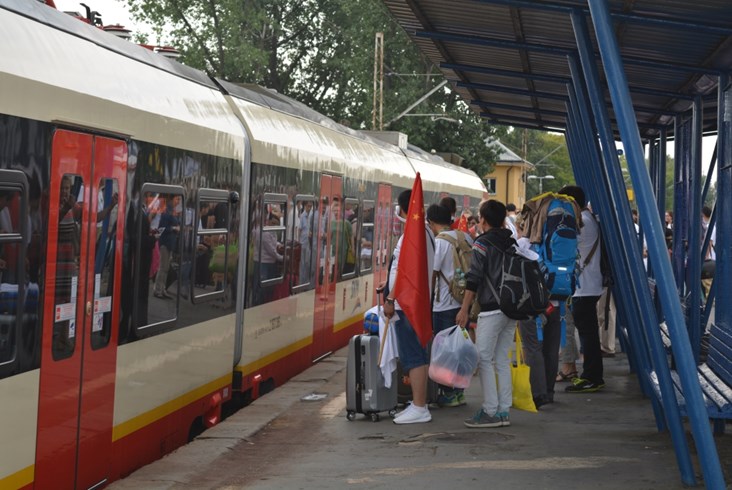 Pierwszy pociąg specjalny KM odjechał do Krakowa