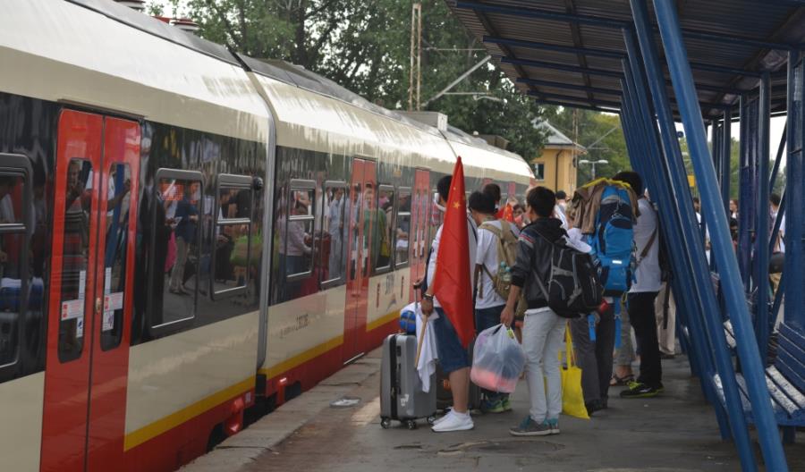Pierwszy pociąg specjalny KM odjechał do Krakowa