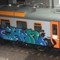 Modernizowana jednostka EN57 pomalowana przez grafficiarzy Modernizowana jednostka EN57 pomalowana przez grafficiarzy