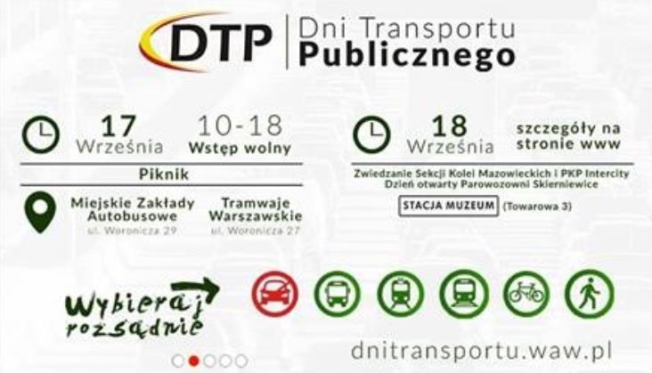 Koleje Mazowieckie współorganizatorem Dni Transportu Publicznego