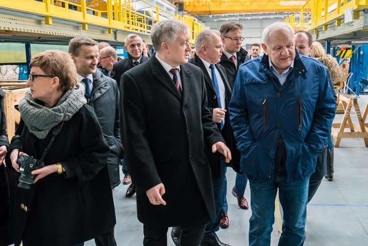 Małopolscy parlamentarzyści odwiedzili Newag [zdjęcia]