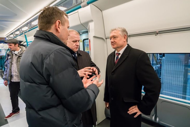 Małopolscy parlamentarzyści odwiedzili Newag [zdjęcia]