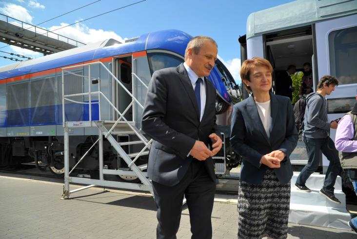 Minister Maria Wasiak obejrzała Darty dla PKP Intercity (zdjęcia)