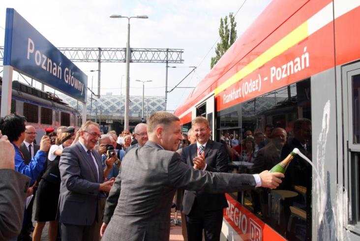 Ruszył Regioekspers do Frankfurtu [zdjęcia]