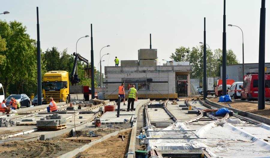 Olsztyn: Budowa tramwaju trwa na trzech odcinkach (zdjęcia cz. 1)