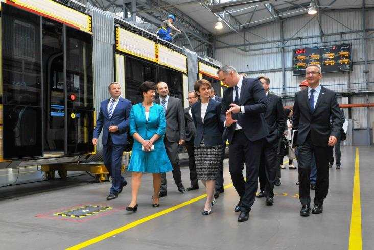 Minister Maria Wasiak obejrzała Darty dla PKP Intercity (zdjęcia)