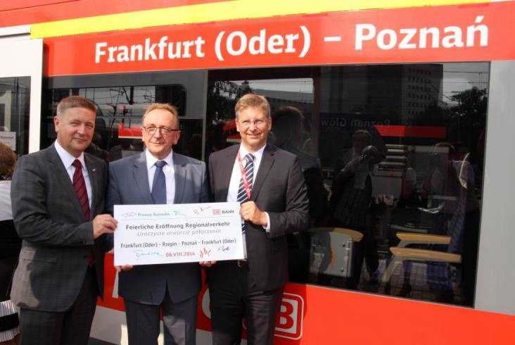 Ruszył Regioekspers do Frankfurtu [zdjęcia]
