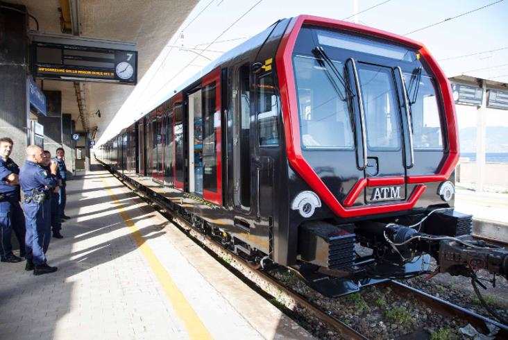 Mediolan: Nowy pociąg metra na testach