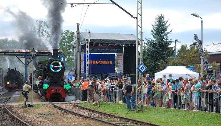 Siedem parowozów w Chabówce