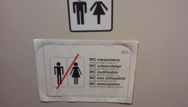 Problem z toaletami w Pendolino
