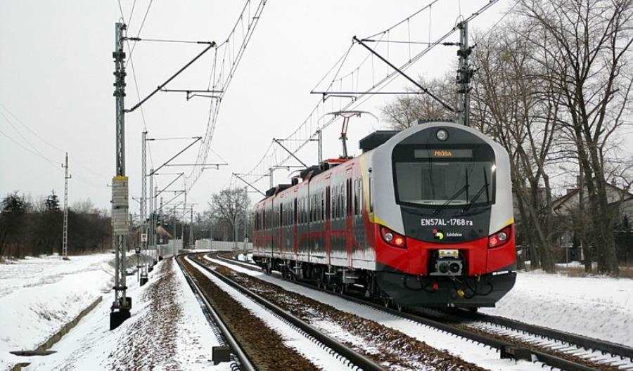 Łódzki EN57AL przyłapany natestach