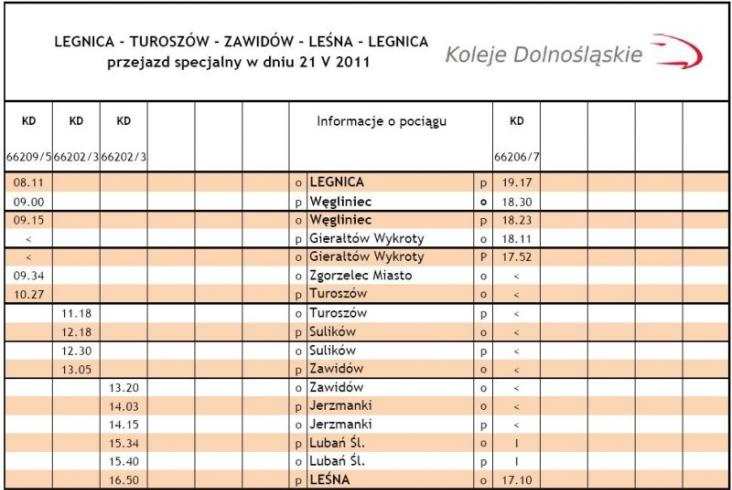 Wycieczka SA134 do Turoszowa, Zawidowa i Leśnej Wycieczka SA134 do Turoszowa, Zawidowa i Leśnej