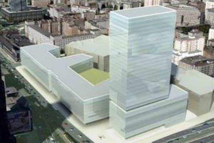 Wieżowiec PKP przy Warszawie Centralnej - nowe wizualizacje Wieżowiec PKP przy Warszawie Centralnej - nowe wizualizacje