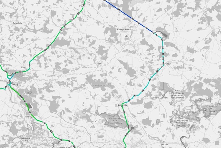 PLK poprawi objazd linii Warszawa - Lublin